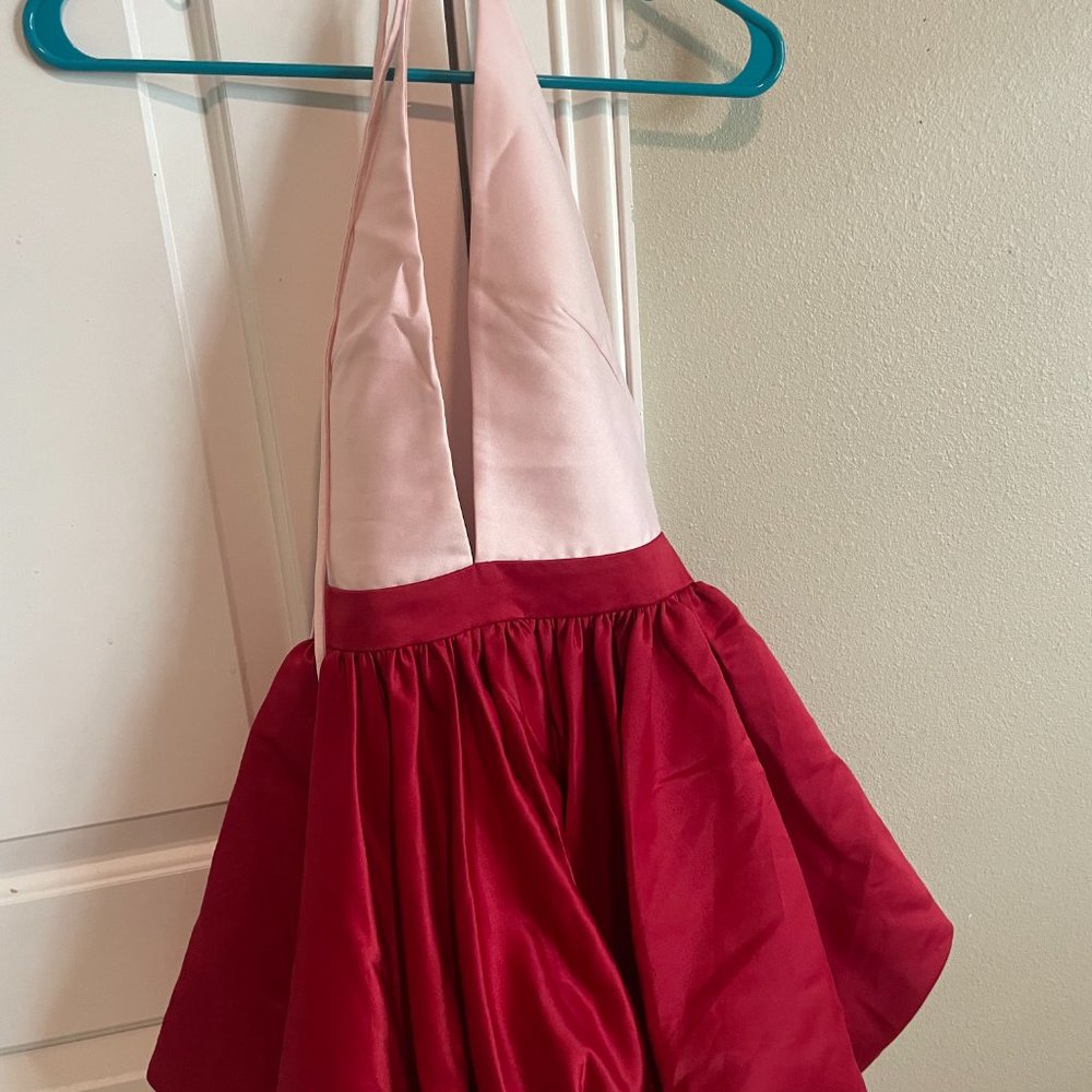 Adeirlina back less mini dress